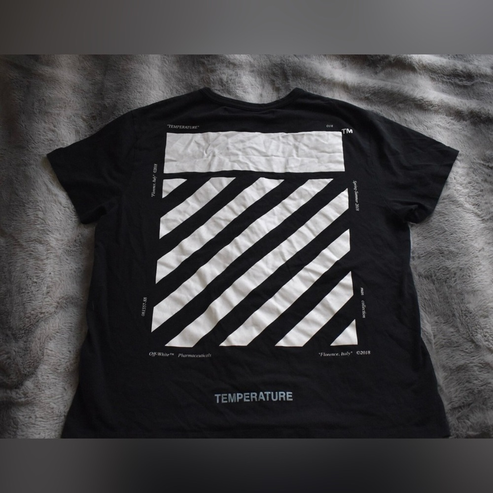 Off-White Temperature T-shirt - Pharmaceuticals